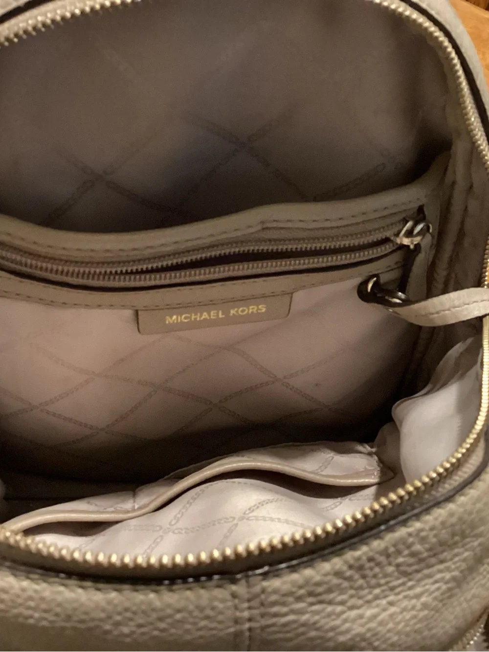Michael Kors backpack in pebbled leather
